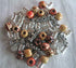 28Pcs/Lot Tibetan Silver Braid Dread Dreadlock Beads Mixed Designs Medium/Large